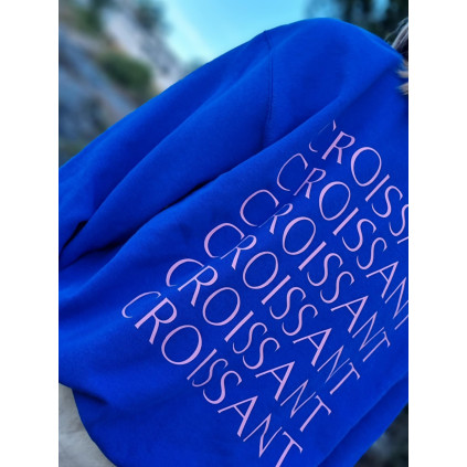 Croissant Genser | Blå/Rosa