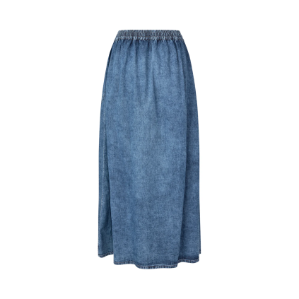 Akane Maxi Skirt | Washed Denim