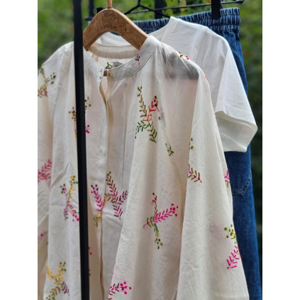 Hailey Shirt LS | Creme