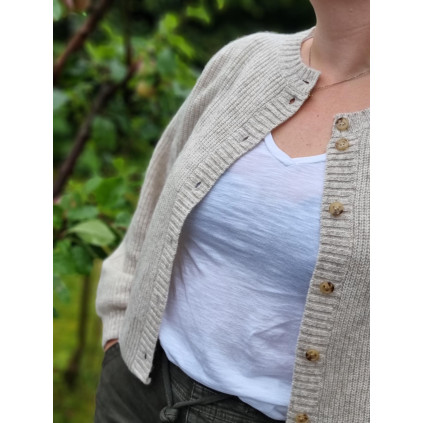 Sisse Cardigan | Sand Melange