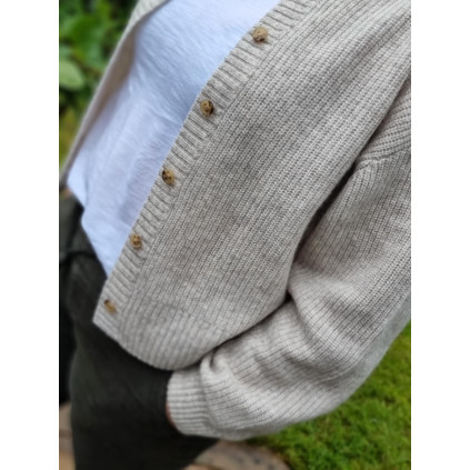 Sisse Cardigan | Sand Melange