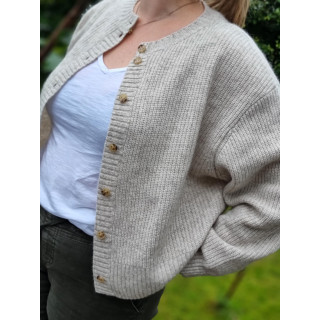 Sisse Cardigan | Sand Melange