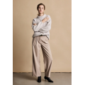 Cashmeregenser med vaskebjørnsgarn | Light Beige