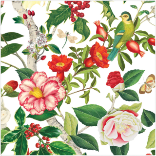 Servietter Dinner | Christmas Chinoiserie White