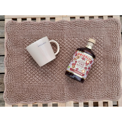 Spisebrikke Velour | Latte