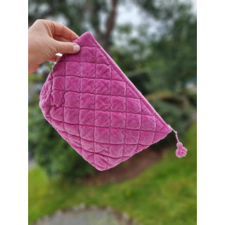 Toalettmappe Velour | Rosy Pink