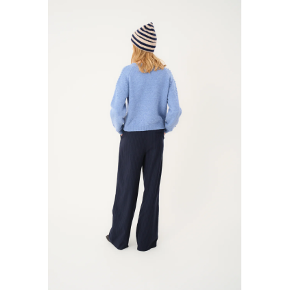 Gracelynn Knit Cardigan LS | Blue Melange