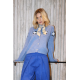 Gracelynn Knit Cardigan LS | Blue Melange