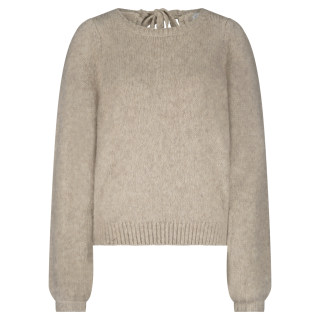 Sweater with Knot | Stone