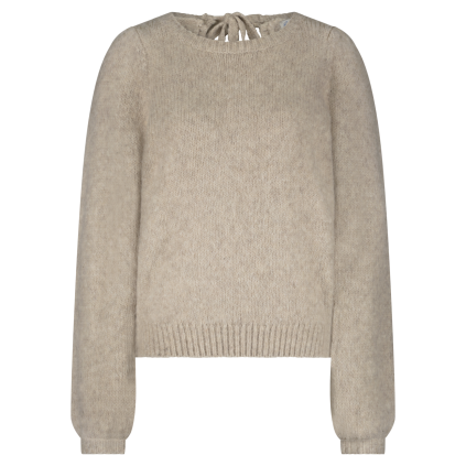 Sweater with Knot | Stone