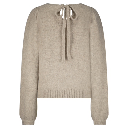 Sweater with Knot | Stone