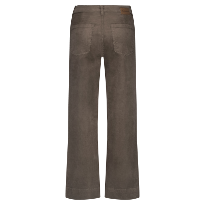 Conny Shiny Cord Inseam | Warm Taupe
