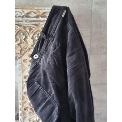 Colette Frontpatchpockets Velvet | Black