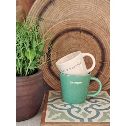Ceramic Cappucino Cup | Good Morning