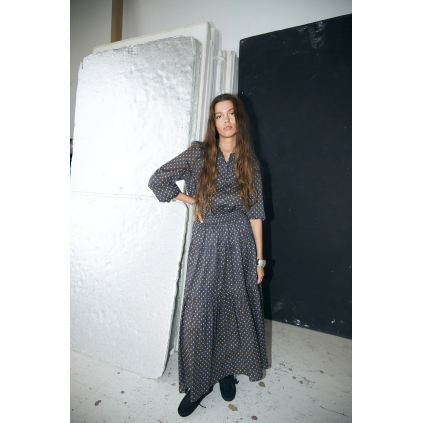 Sunset Maxi Skirt | Dark Blue