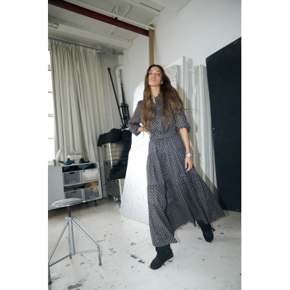 Sunset Maxi Skirt | Dark Blue