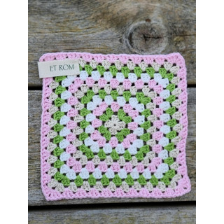 Håndlaget klut | Sweet Peas