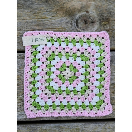 Håndlaget klut | Sweet Peas