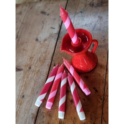 Polka-Glitz | Red, Magenta