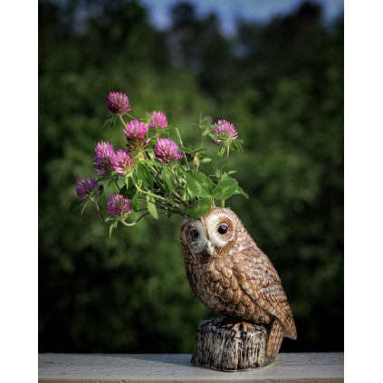 Tawny Owl | Flower Vase