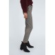 Kylie Crop | Brown Mini Herringbone