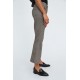 Clara Crop | Brown Mini Herringbone
