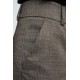 Clara Crop | Brown Mini Herringbone