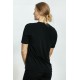 Brandy Short Sleeve V-Neck | Black