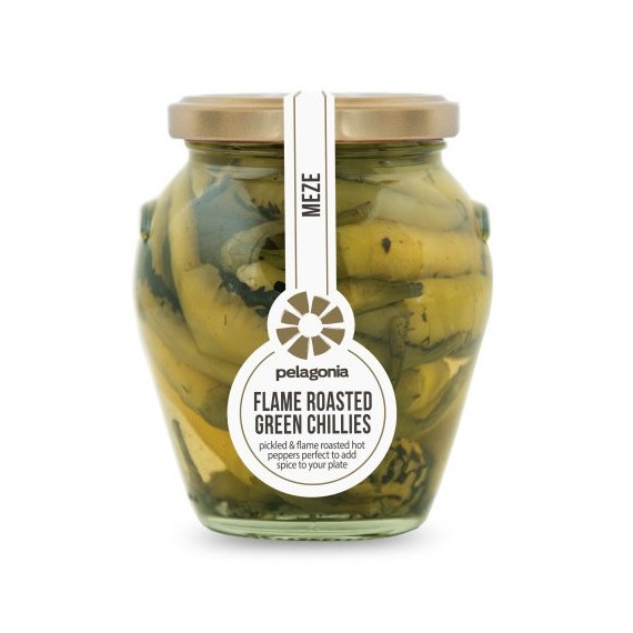 Flame Roasted Green Chillies