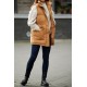 Eden Puffer Waistcoat | Camel