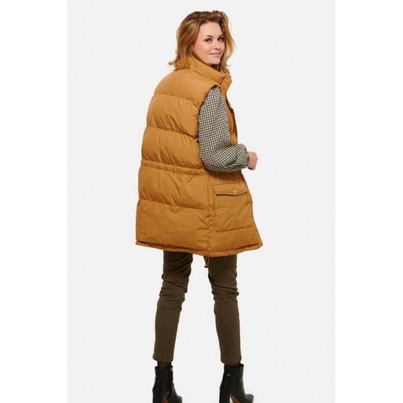 Eden Puffer Waistcoat | Camel