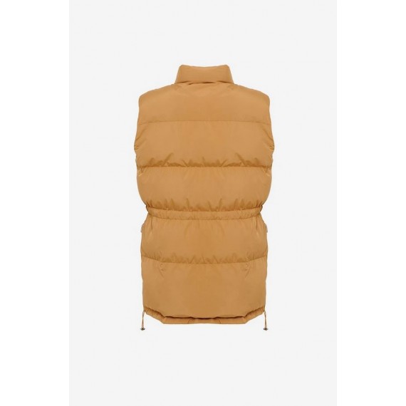 Eden Puffer Waistcoat | Camel