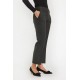 Clara Crop | Dark Grey Melange