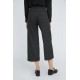 Dena Crop | Black Grand Herringbone
