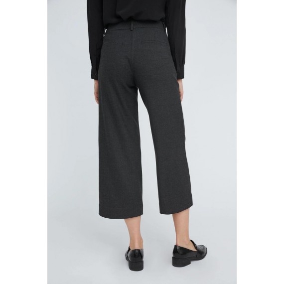 Dena Crop | Black Grand Herringbone