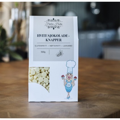 Hvite sjokoladeknapper