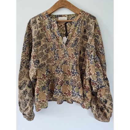 Bibi Balloon Silk Top | 406