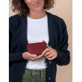 Laura Coin Purse Classic Leather | Ruby