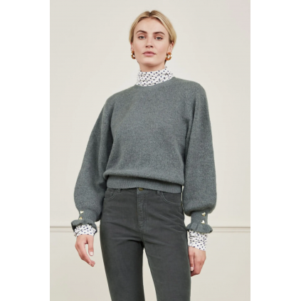 Stella Pullover | Stone Grey
