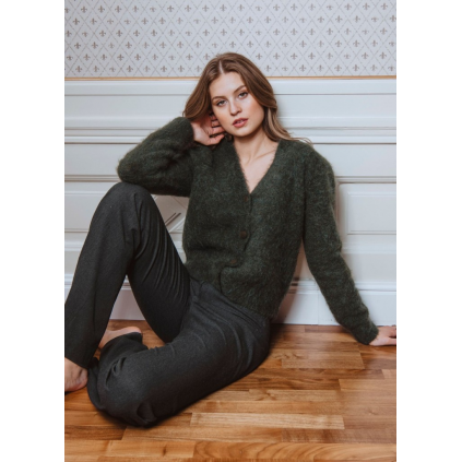 Birgitte Cardigan | Moss Green