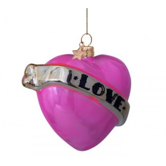 Ornament | Pink Heart Love