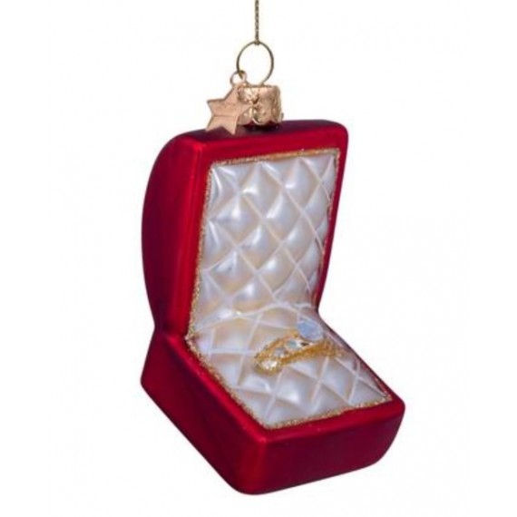 Ornament | Red Ring Box