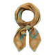 Square Golden Sari Scarf