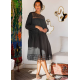 Marna Short Dress | Black