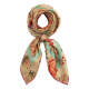 Classical Beige Flower Scarf