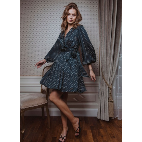 Ingrid Dress | Midnight Blue Multi