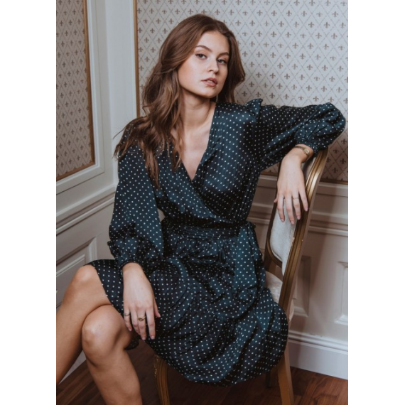 Ingrid Dress | Midnight Blue Multi