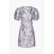 Neva Belt Dress | Lilac Mix