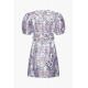 Neva Belt Dress | Lilac Mix