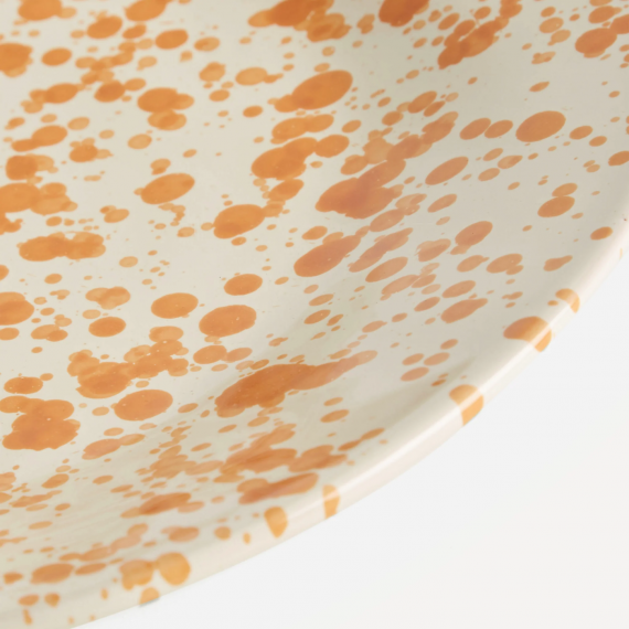 Shallow Serving Bowl | Burnt Orange
